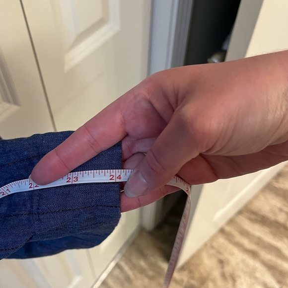 J Jill Wide Leg Striped Linen Stretch Pants Size L - Picture 11 of 13